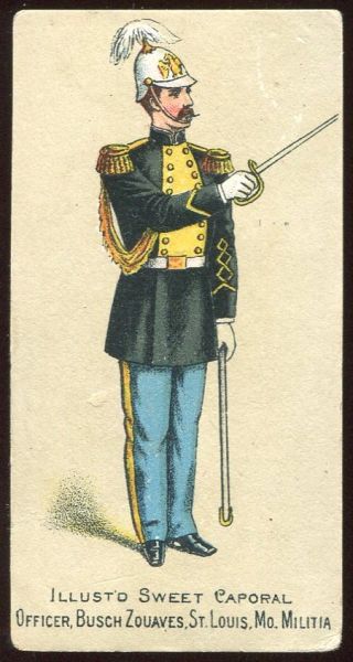 153 Officer Busch Zouaves St Louis MO Militia